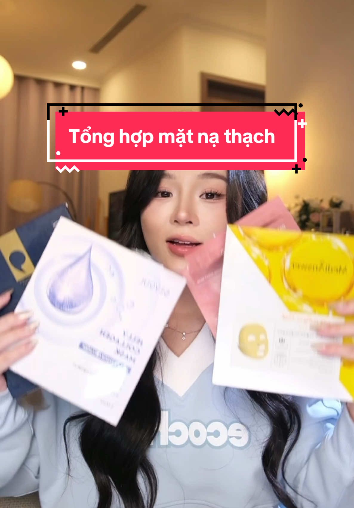 Tổng hợp mặt nạ thạch #thuuyen1402 #reviewlamdep #goclamdep 