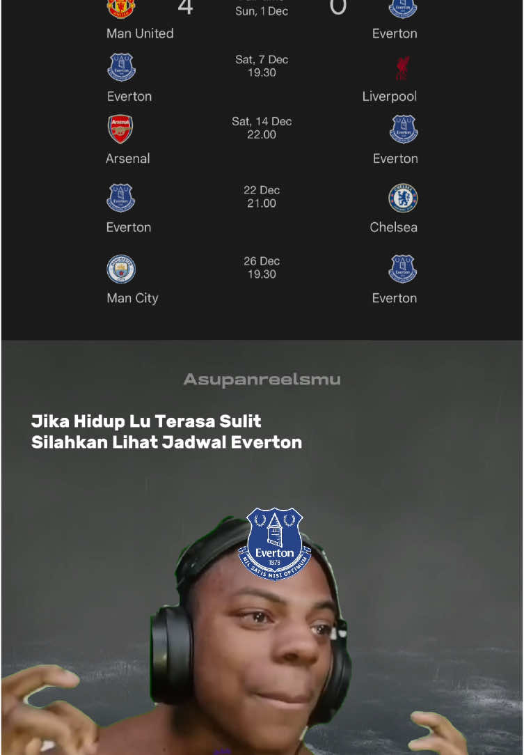 Kejam kali yang buat jadwal #everton #jadwalligainggris #englishpremiereleague #memebola #memesepakbola