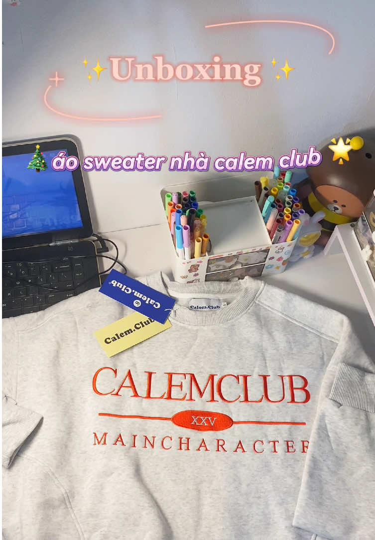 ✨ Gợi ý em áo sweater dáng boxy 💕#aosweater #formboxy #aocalemclub #calemclub #✨zanmay✨ #unboxing 