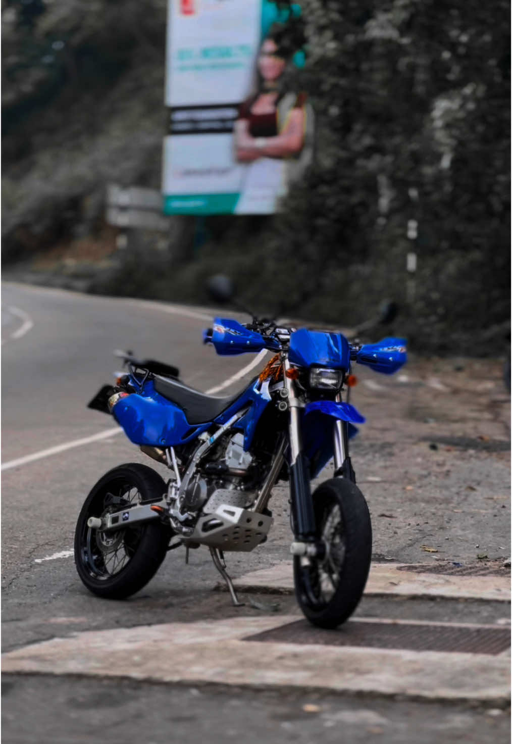 බලන්න ඕනද සිඇසින් 💀💙 #kawasaki #dtrackersupermoto #bjd9982 #blue #viral #japanbike🇯🇵🇱🇰🏍❤️ #kandy🌸🍬 