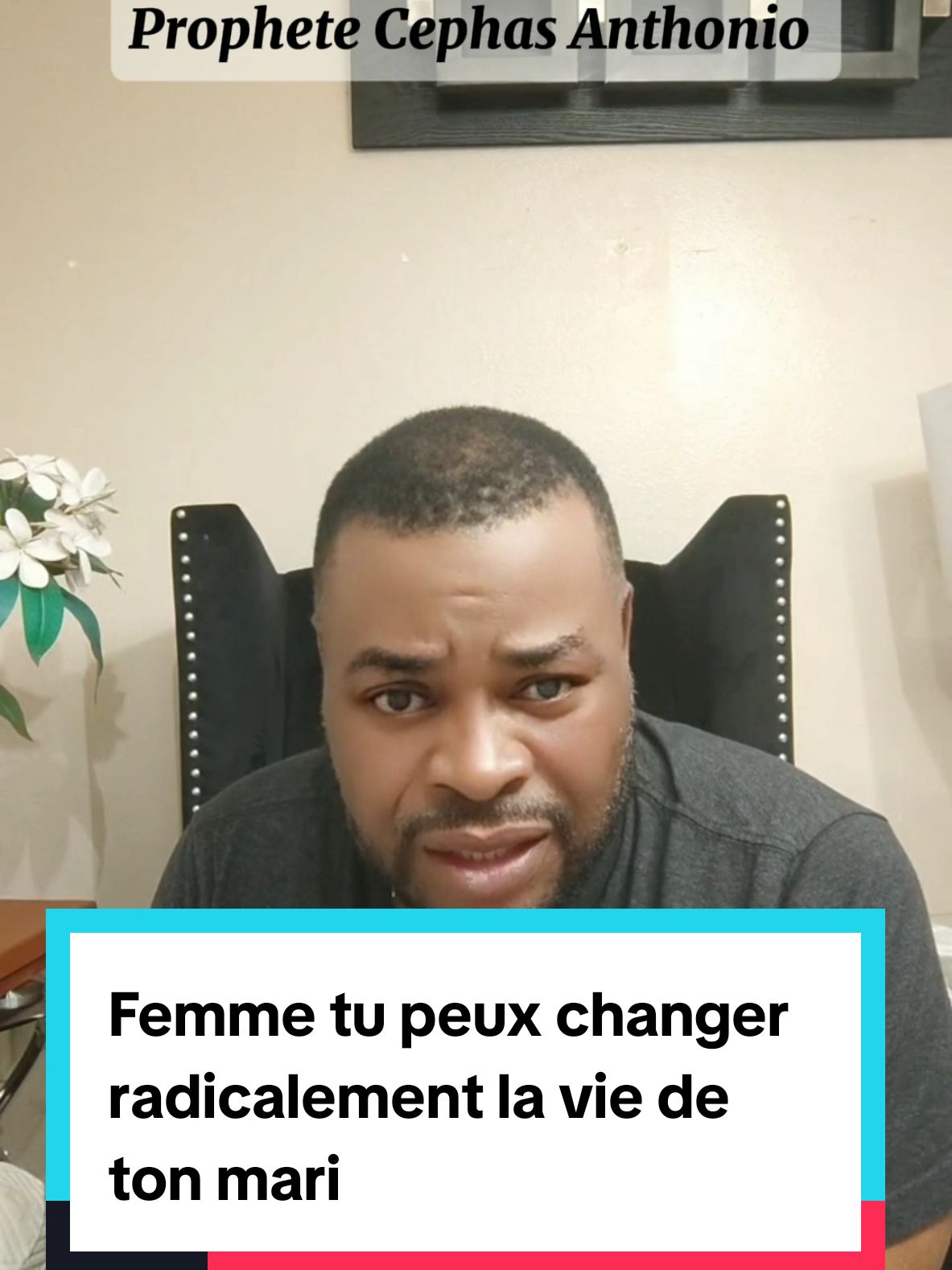 Connaissance spirituelle très puissante et très dangereuse que seulement la femme au foyer peut pratiquer pour son mari  @Prophète Cephas Anthonio usa #togolais228🇹🇬 #prophete #foryou #spirituality 