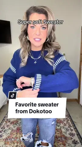 I love this @DOKOTOO-US sweater! I have it in 3 colors…so far! It’s very soft, is so easy to style and fits perfectly! #dokotoo #dokotoofashion #dokotoosweater #sweaterweather #supersoftsweater #sweaterstyle #classicstyle #comfysweater #cozyseason #CapCut 