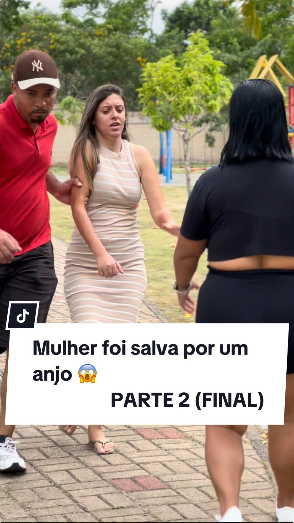 Mulher foi salva por um anjo 😱 PARTE 2 (FINAL) #creatorsearchinsights #fyp #viraltiktok #fypシ゚ 