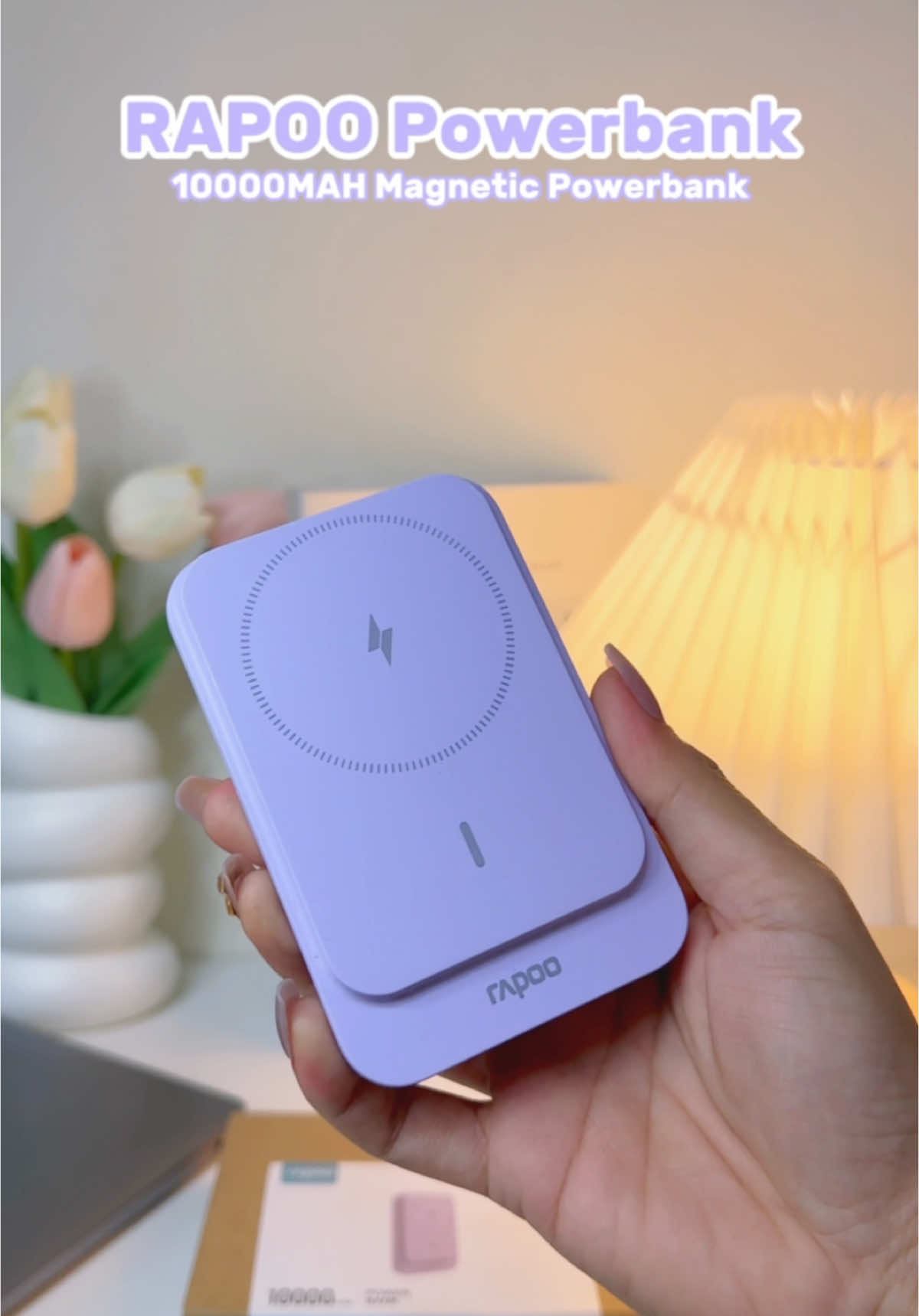 Checkout Here ➡️ @𝐂𝐋𝐎𝐔𝐃 ☁️✨  Rapoo Magnetic Powerbank! Fast charging! Less hassle na sa mga cords!!! ✨🤍😍 #powerbank #powerbankmurah #powerbankmini #powerbankviral #rapoopowerbank #powerbankiphone #powerbankwireless #fyp 