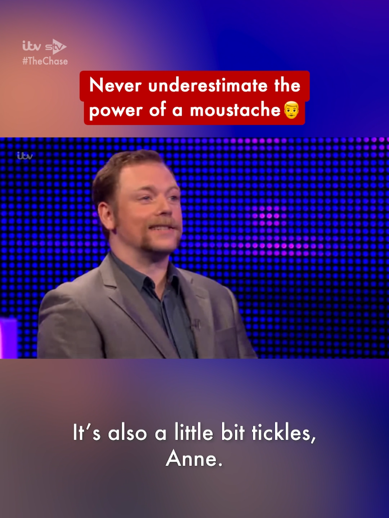 The Power Of A Moustache... 🫣🤣 👉 Follow For More 👈  #TheChase #fyp #Viral