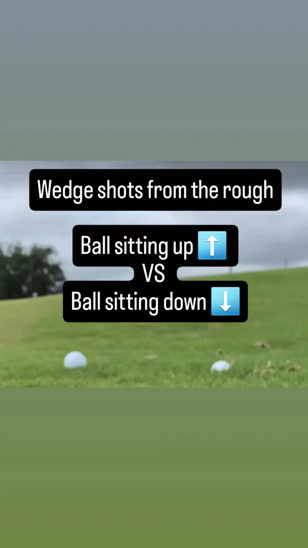 'Top Tip Tuesday' 📢📢  When hitting wedge shots from the rough you need to take your lie into consideration and change your technique accordingly.  Your ball can be sitting down in the rough, on top of the rough, the grain of grass may be growing against you or with you. All of these things are what you need to consider in order to hit your best golf shot.  To hit a wedge shot from the rough when your ball is sitting up, follow these tips:  • Ball Position: Place your ball middle to front in your stance to ensure a cleaner strike and a graze type motion across the grass  • Open Clubface: You can open your clubface to utilize the bounce and prevent the club from digging into the grass but this is not essential from this lie.  • Weight Distribution: Lean your weight slightly forward (around 60% on your front foot) to help maintain control and promote a downward strike without digging your club into the grass.  • Acceleration: Maintain club speed through impact; this is crucial for getting through the rough effectively and creating enough spin on your golf ball.  To hit a wedge shot from the rough when your ball is sitting down, follow these tips:  • Ball Position: Place your ball back in your stance to ensure a cleaner strike and a steeper angle of attack allowing you to get down to your golf ball.  • Open Clubface: You can open your clubface to utilize the bounce and prevent the club from digging into the grass too much. This will help with your shot height from such a poor lie.  • Weight Distribution: Lean your weight forward (around 70% on your front foot) to help maintain control and promote a steeper downward strike allowing you to get to the bottom of the grass.  • Acceleration: Maintain lots of club speed through impact; this is crucial for getting through the rough effectively and creating enough spin and height on your golf ball.  These adjustments will help you achieve better contact and distance from both of these lies. Also be aware that if the grass is growing into your golf ball and not with it, you will have to use a bit more speed through your impact zone to advance your golf ball to target.  ⛳️⛳️⛳️⛳️⛳️⛳️