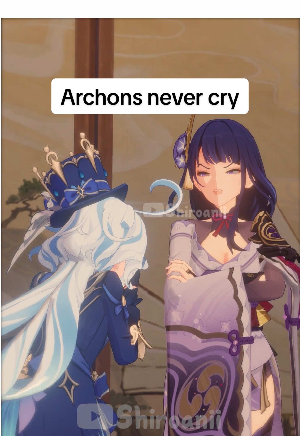 Archons never cry 🗣️🗣️🔊🔊🔥🔥💢💢  Credits on YT video description~ #GenshinImpact #原神 #hoyocreators #genshinmeme #GIVIDEO52 #venti #zhongli #raidenei #nahida #furina 