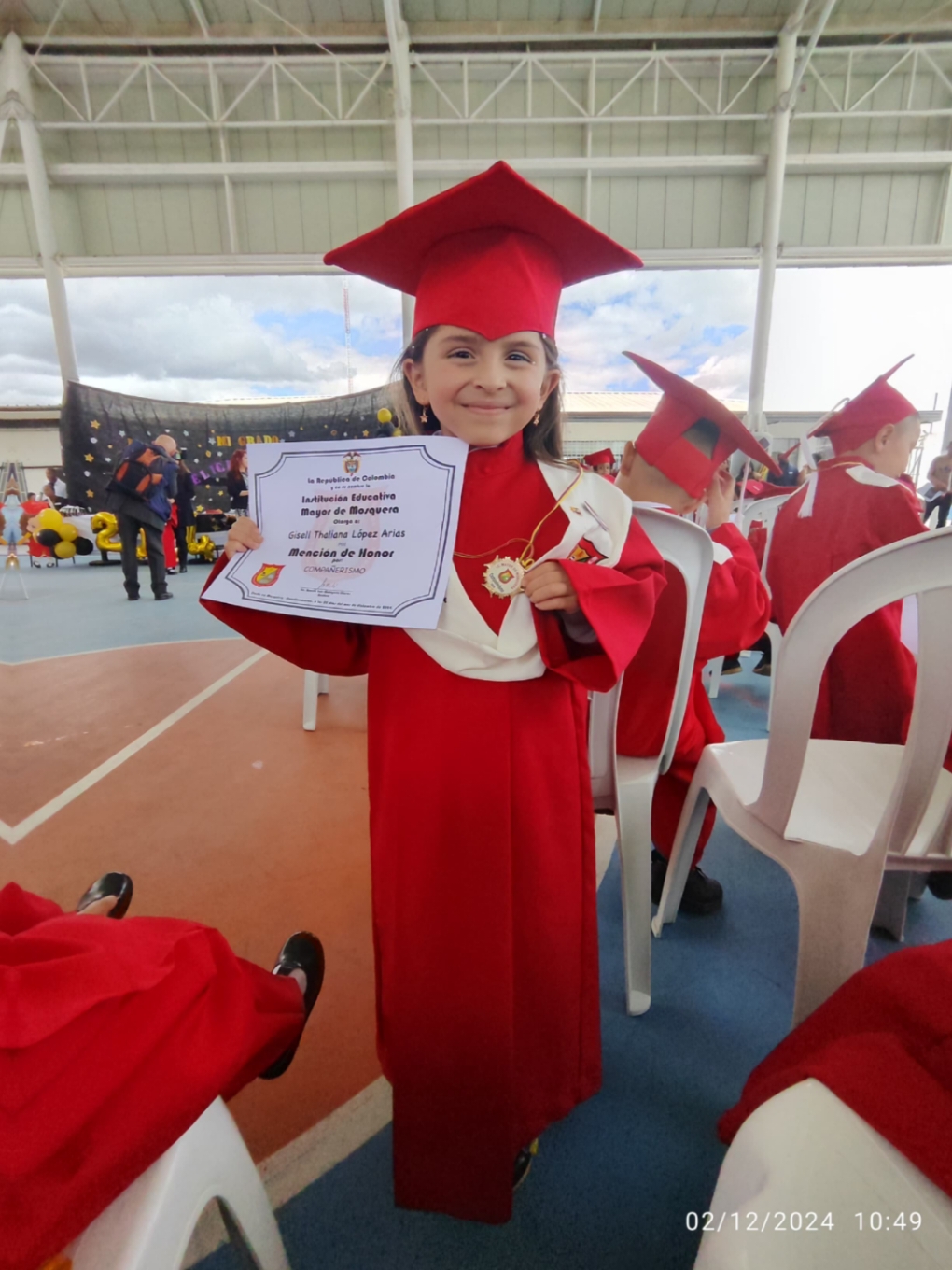 Mi niña En su Grado 😍🤩🎉🥳  Te Amo 