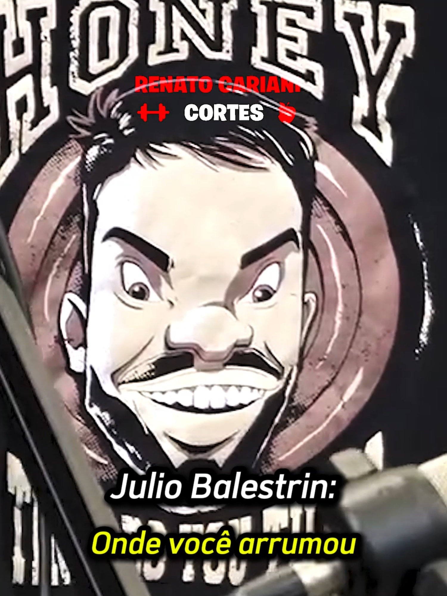 Igor Fina Presenteia Cariani com Camisa Meme @renato_cariani #cortescariani #cortesoficialfarma #renatocariani #igorfina #juliobalestrin #maromba #entretenimento