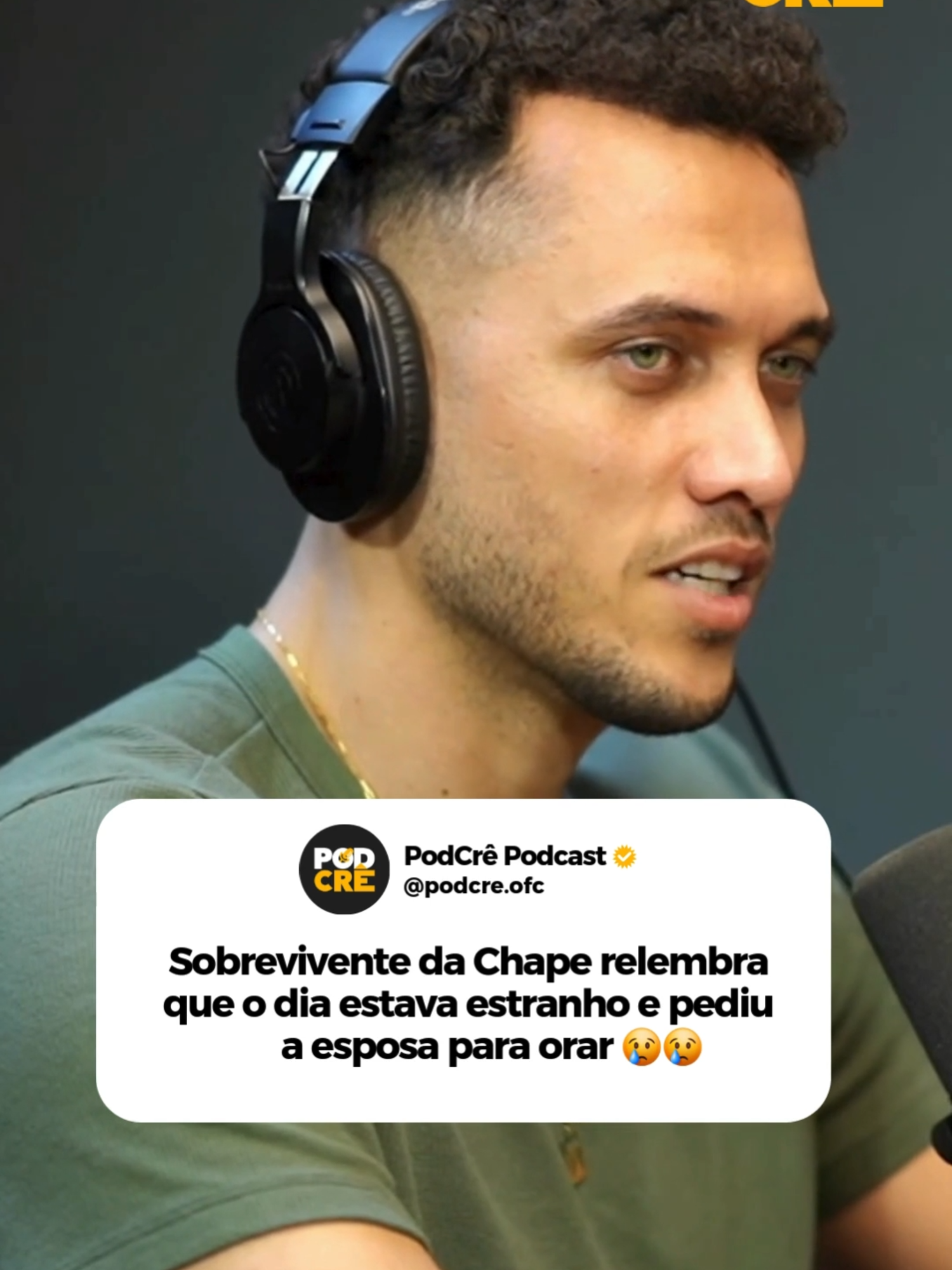 Conheça o testemunho de ex-jogador Neto Zampier, sobrevivente da tragédia da Chapecoense. ❤️‍🩹  Assista ao PodCrê completo nos canais do PodCrê no YouTube, Spotify, Deezer, Apple Podcasts e Amazon Music (link na bio)🎙 #PodCrê #PlenoNews #NetoZampier #Chapecoense