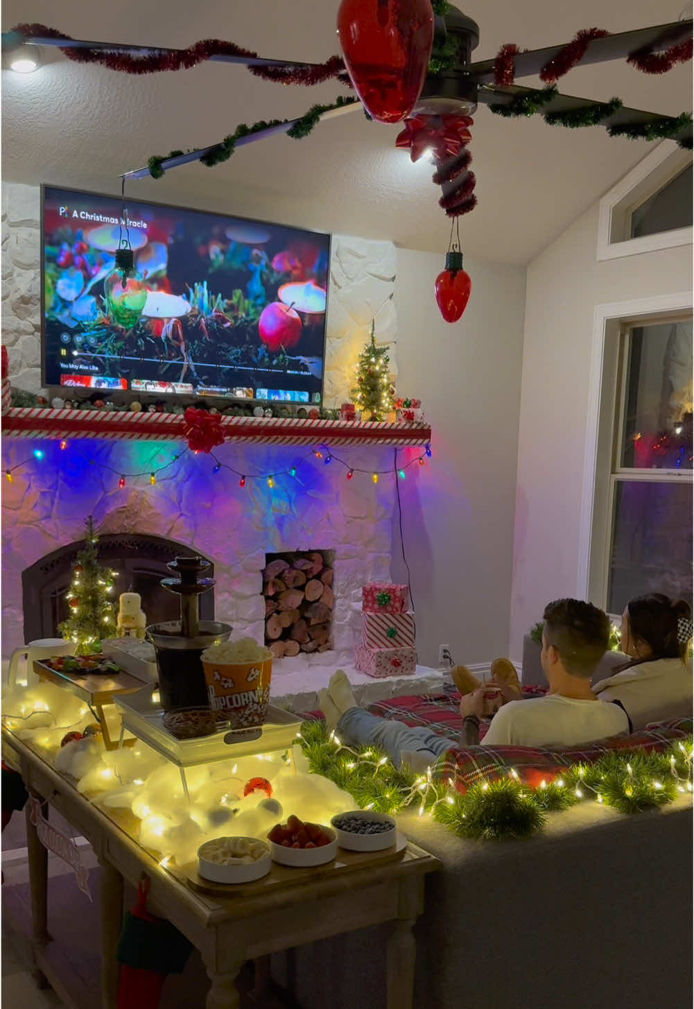 Something I learned about 24 hours after I met my wife was that she had a VERY healthy obsession with Christmas movies. So I knew every year we were going to watch, rewatch, and watch again, any and all Christmas movies! We’d love to know what’s your favorite Christmas movie of all time?!? #datenight #christmasmovies 