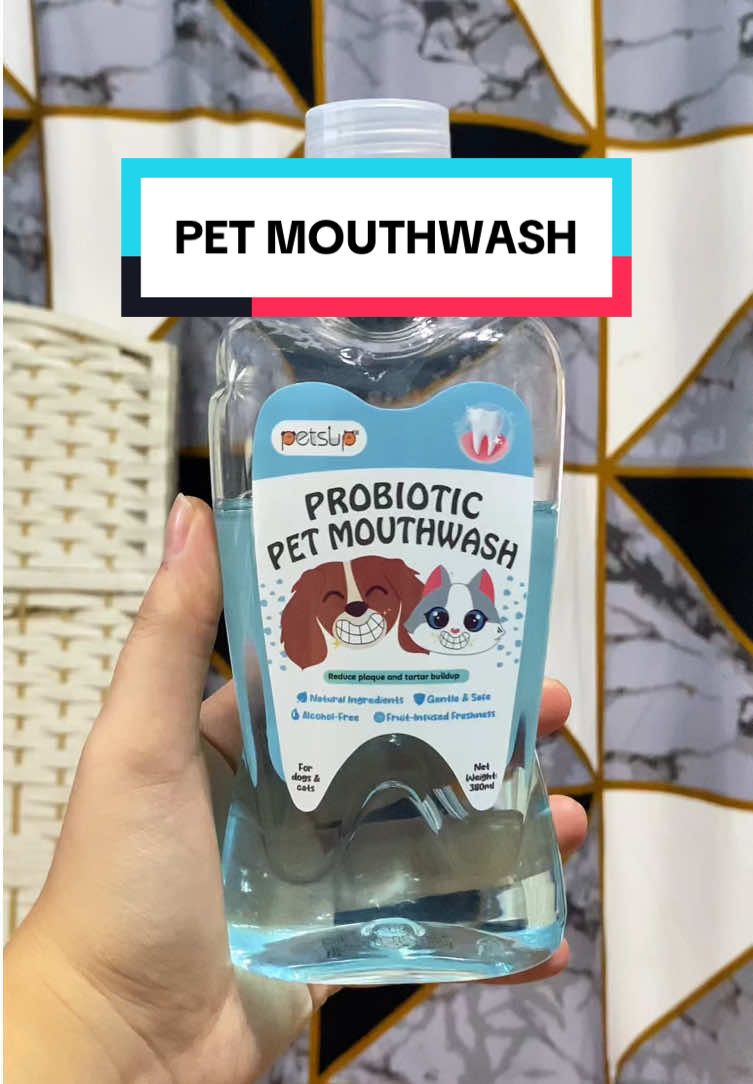 a safe to drink mouthwash for your furbabies!  @Petsup  #PetsupPH #PetsupMouthwash #PetMouthwash #fyp 