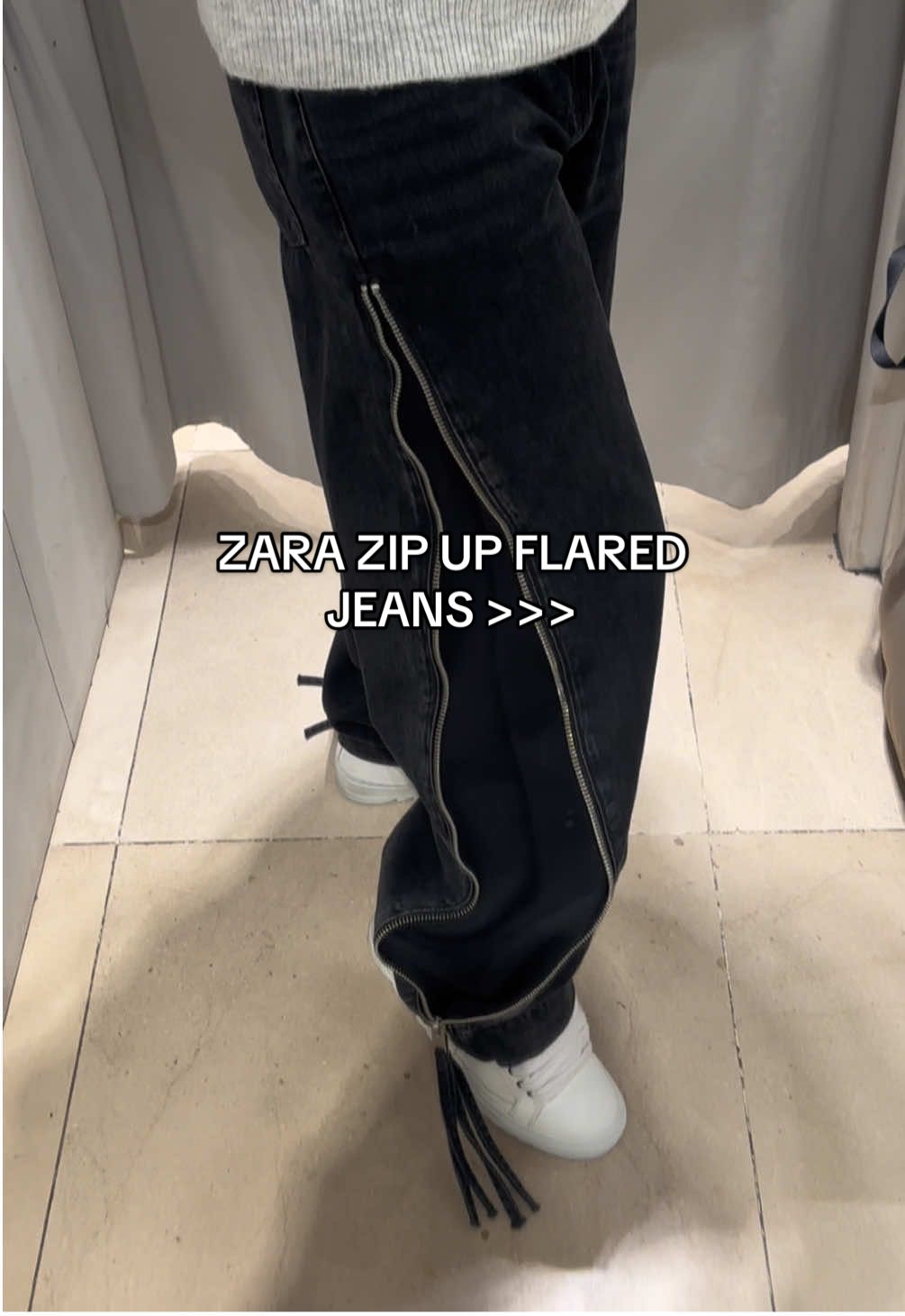 NEW CRAZY FLARED ZIPPER UP JEANS FROM @ZARA  #fyp #fy #foryoupage #flared #zara #flaredjeans #zarafashion #fashion #viral #numeris #jeans #zarafinds #streetwear @Numeris 