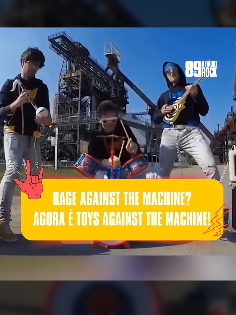 RAGE AGAINST THE MACHINE? AGORA É TOYS AGAINST THE MACHINE! Mas venhamos e convenhamos: é uma forma muito criativa de tocar uma música, né? Créditos: drummers.ww (instagram) #89 #89fm #89aradiorock #89fmaradiorock #radiorock #aradiorock #rock #vivaorock #rageagainstthemachine #ratm