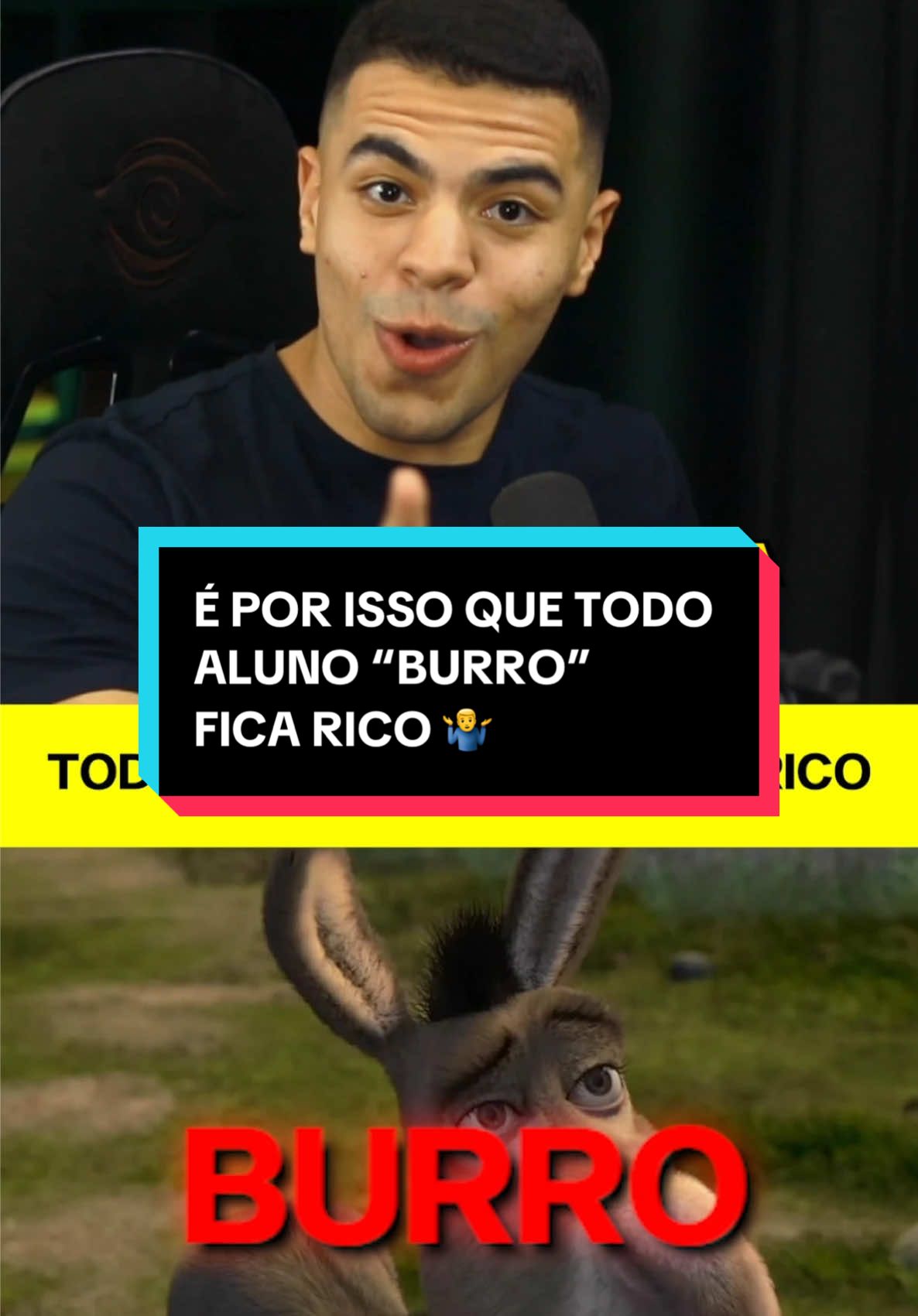 É POR ISSO QUE O ALUNO BURRO FICA RICO #escola #estudos #ficarrico #dinheiro #faculdade #sucesso #heyinvestidor 