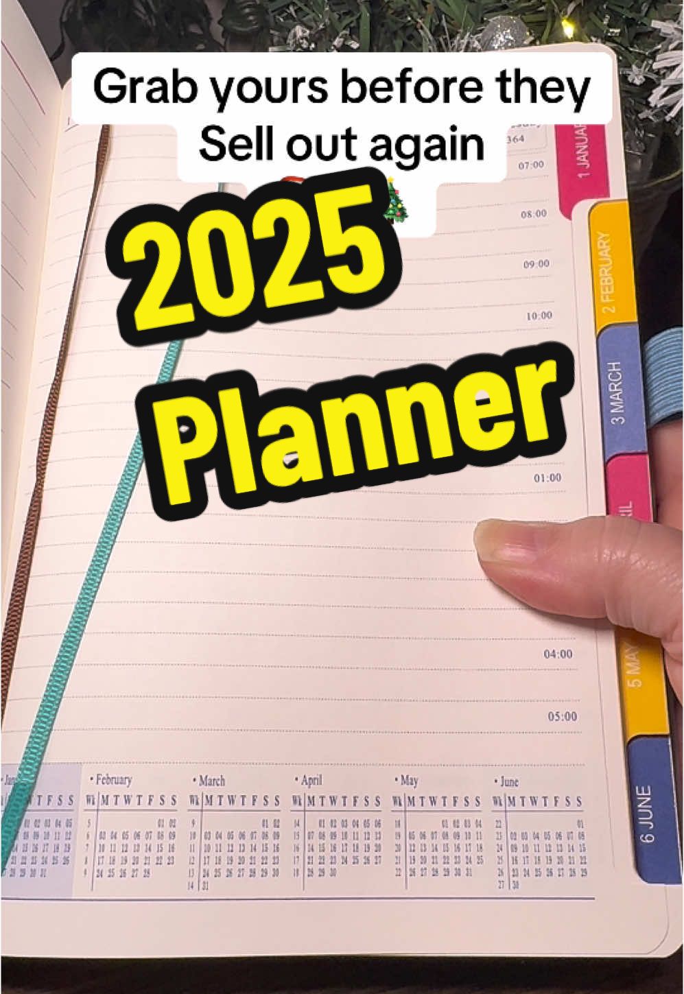 2025 planner yearly diary #planner #planneraddict #plannercommunity #plannertok #christmasgiftideas #stockingfillers #stockingstuffers #christmas #giftideas #tiktokmademebuyit