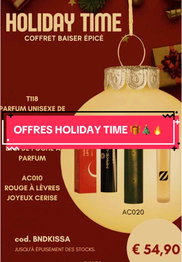 Découvrez nos offres Holiday Time 🎄🎁🔥 Pas d’idées pour vous cadeaux de noël ? ✨ Offrez des produits Chogan à vos proches sans vous ruinez 🤩 !! ⚠️PROFITEZ EN VITE AVANT L’ÉPUISEMENT DES STOCKS⚠️  ➡️ Contactez moi en mp 🥳 #fyp #fypage #fypシ #fypviralシ #bienetreaunaturel #certifiébio #veganproducts #produitschogan #choganlovers #cosmetics #beautytips #beautybloggers #beautyproducts #selfcaretips #selflove #lifestyleblogger #Lifestyle #pourtoii 