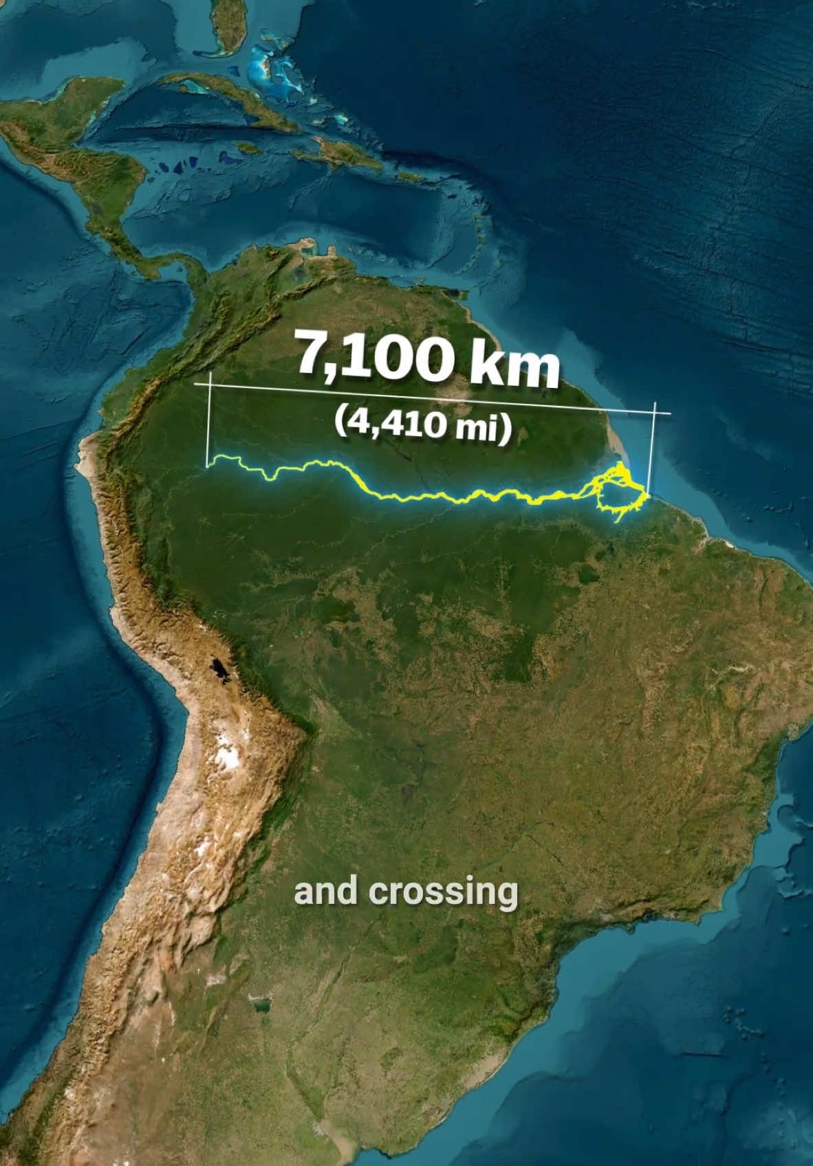 Why The Amazon River Has No Bridges? 🤯 One of the World's Longest Rivers 🌊 #amazon #amazonriver #bridge #longestriver #rainforest #tropicalrainforest #hamzariver #flooding #boundary #uniqueplace #us #learn #usa #unitedstates #map #maps #geography #history #viralfact #facts #fyp #interestingfact #geotok #historytok 