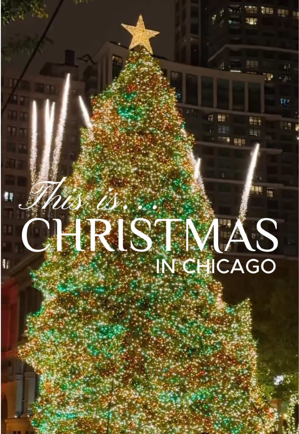 Magical moments in Chicago ✨🎁☃️🎄 #chicagotiktok #christmas 