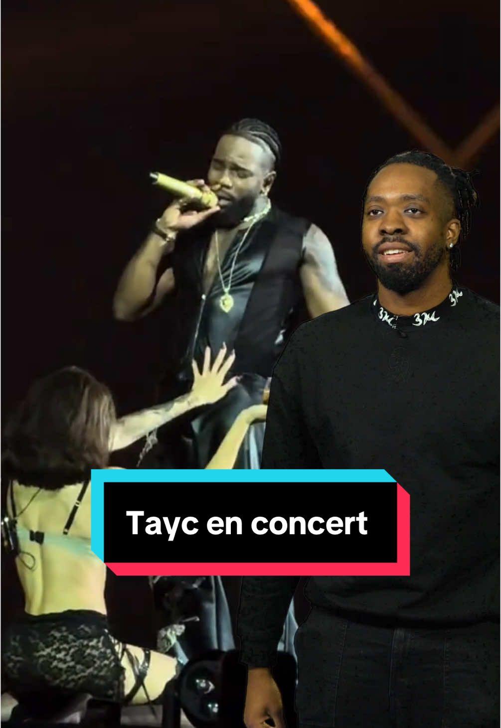 Les concerts de Tayc sont problématiques…? 😬🌶️ @Geo  ©️ Radio Télévision Suisse #tayc #concert #rap #rnb #parisladefensearena 