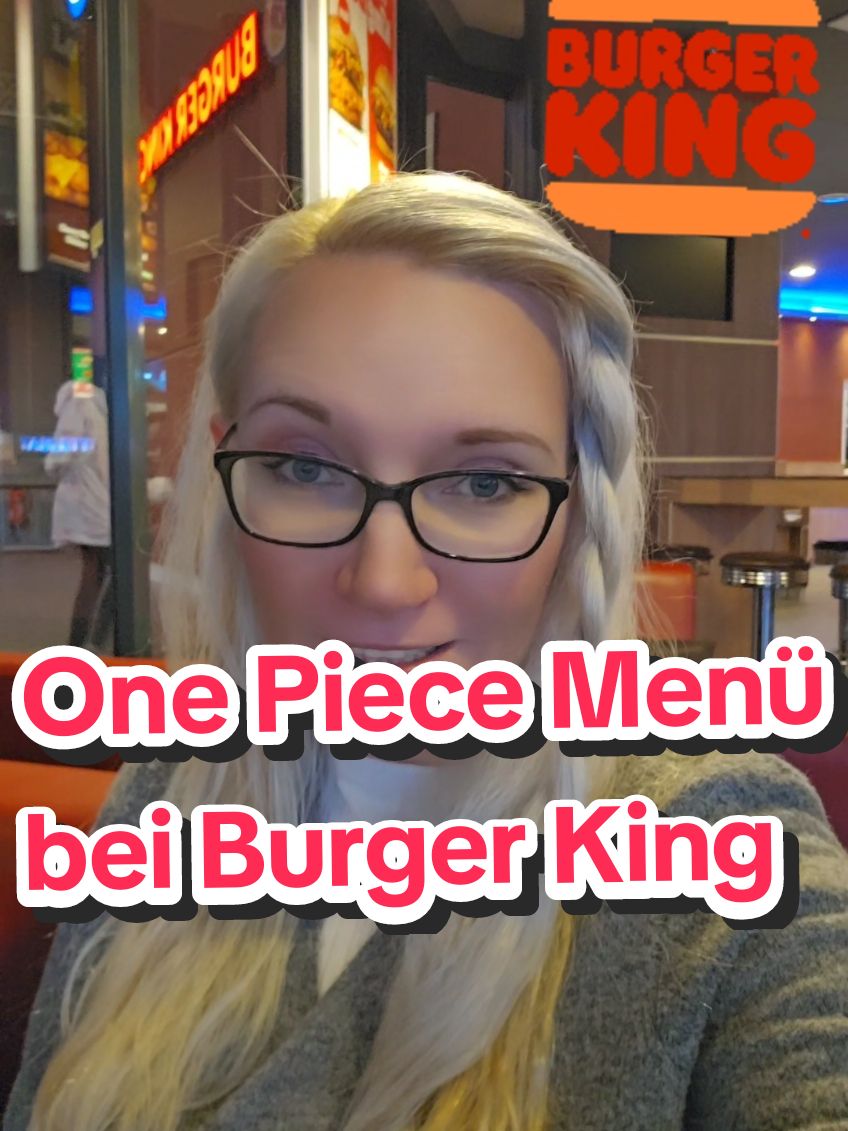 Ich teste das One Piece Menü bei @Burger King Deutschland  ich liebe zwar McDonald's aber da hab ich mal ne Ausnahme gemacht. Die T-shirts sind es auf jeden Fall wert. McDonald's auf die 1.🤣🤣  #onepiece #onepieceanime  #onepiecexburgerking  #burgerking #reaction #realtalk 