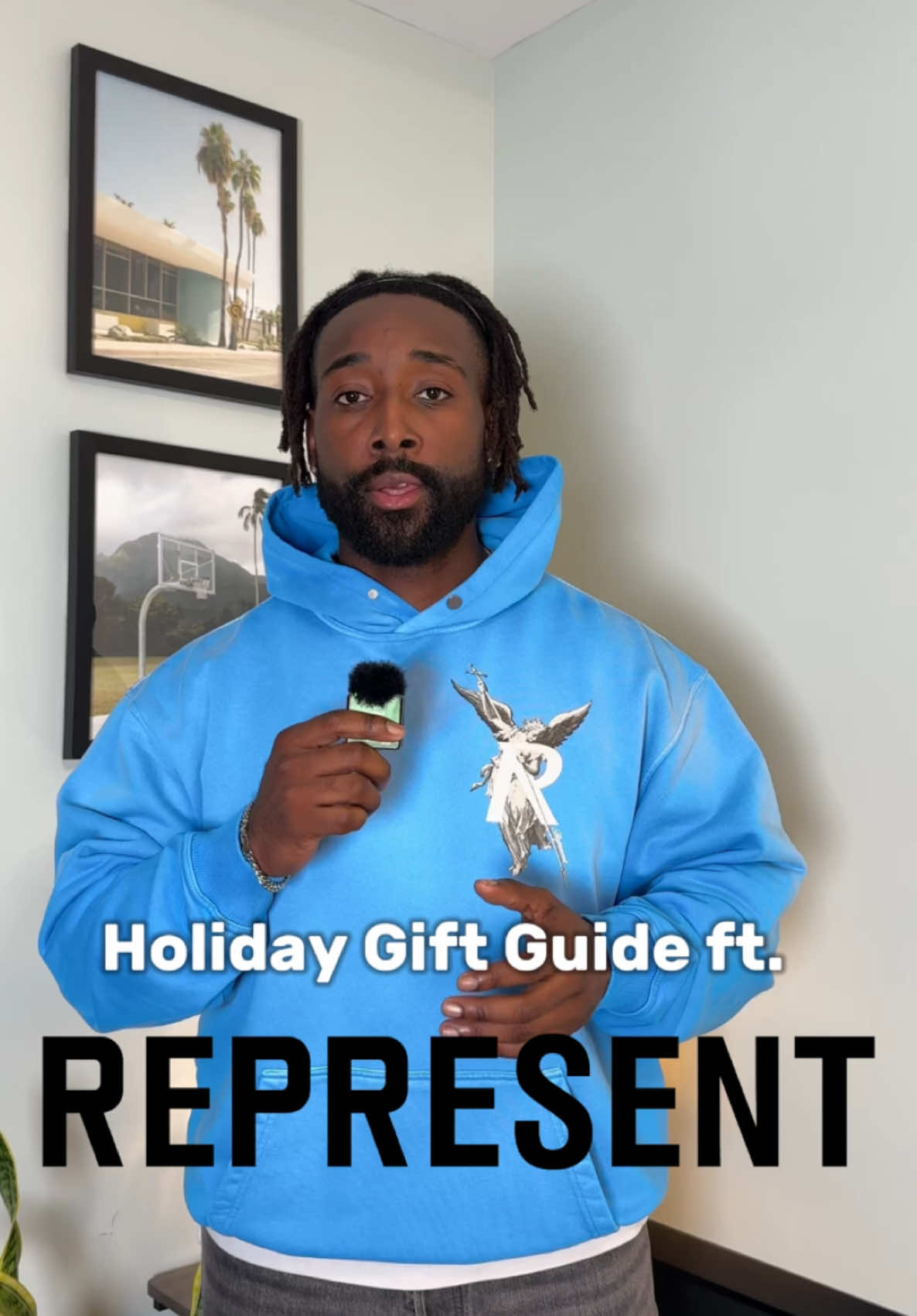 Holiday Gift Guide ft. @Represent Clothing These are my top 3 picks from their accessory collection! Which item would you go with? #giftideas #holiday #represent #representclothing #streetwear #menswear #fyp 