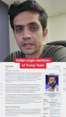 Indian-origin members of #Trump Team #india #america 