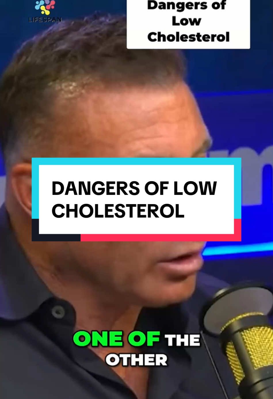 The dangers of low cholesterol.  #davidsinclair #drdavidsinclair #cholesterol #antiagingtips #antiaging #longevity #lifespan #livelonger #nmnsupplement #figthaging #reverseaging #health #over40 