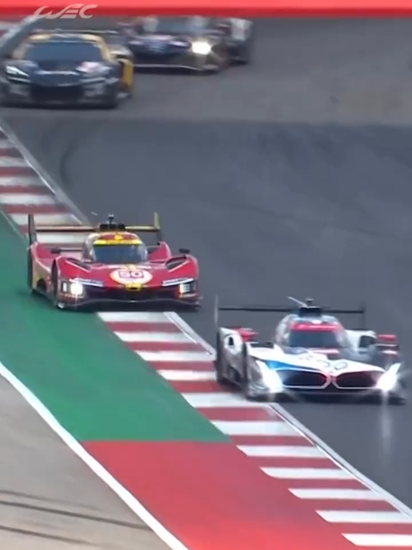 A tense battle between Cadillac, Toyota, and Peugeot only 15 minutes into 6 Hours of Cota! #WEC #Motorsport