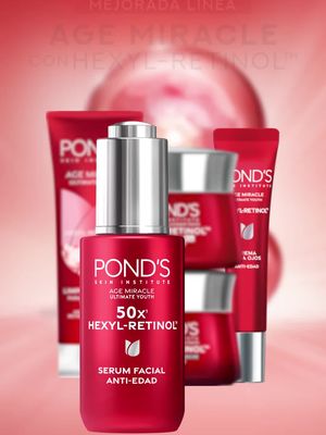 Descubre la nueva línea Age Miracle de Pond's. ¡Tu piel más firme, joven y radiante que nunca!