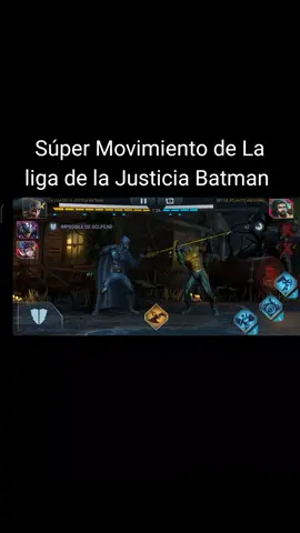 Súper Movimiento de La liga de la justicia Batman #Injustice2mobile #inj2mobile #injustice2 #inj2 #laligadelajusticiabatman #supermovimiento 