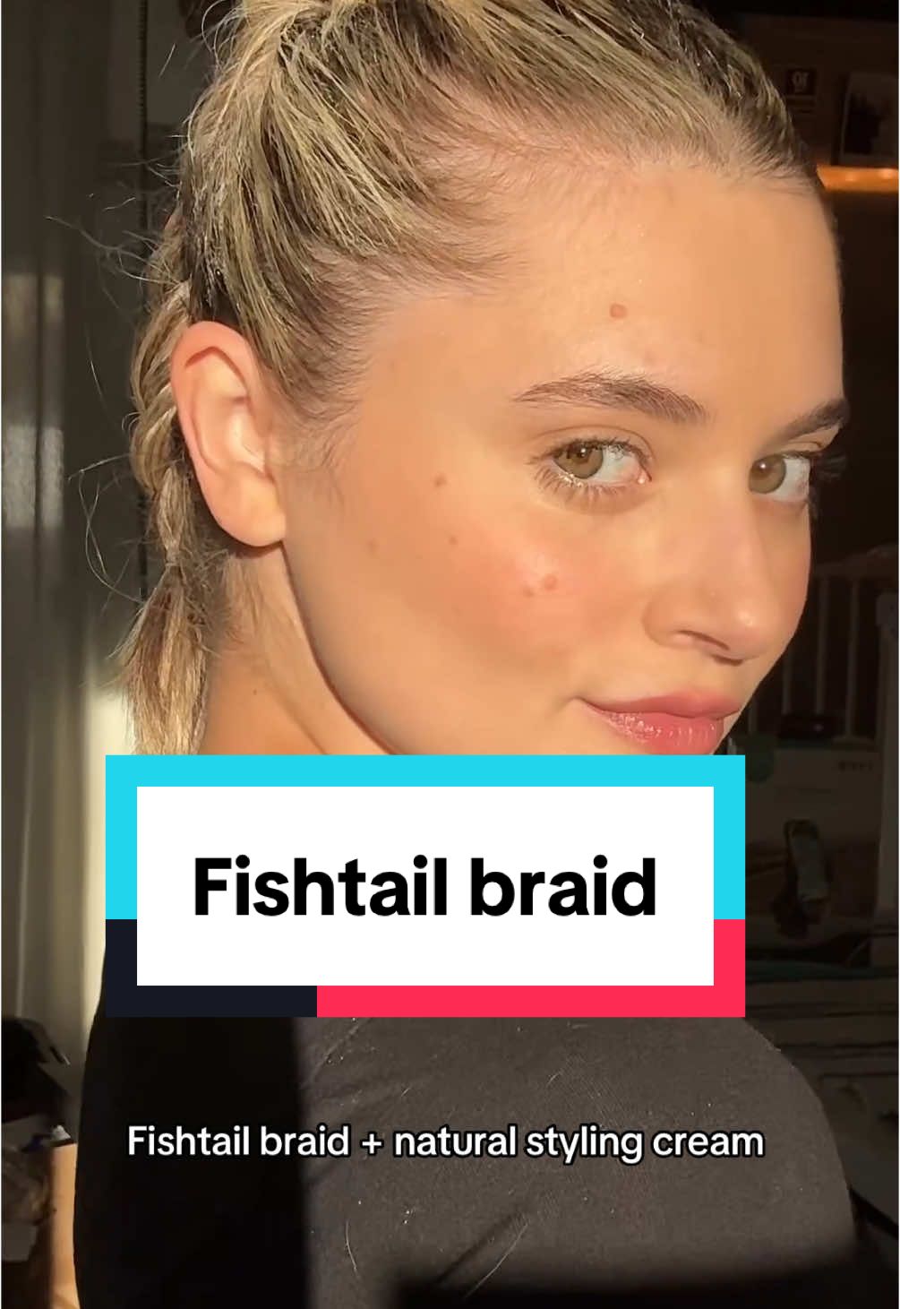 5 min fishtail braid is my go to gym hairstyle @Highland Style Co. styling cream all the hold with no junk! @The Lobby  . #braid #organichaircare 