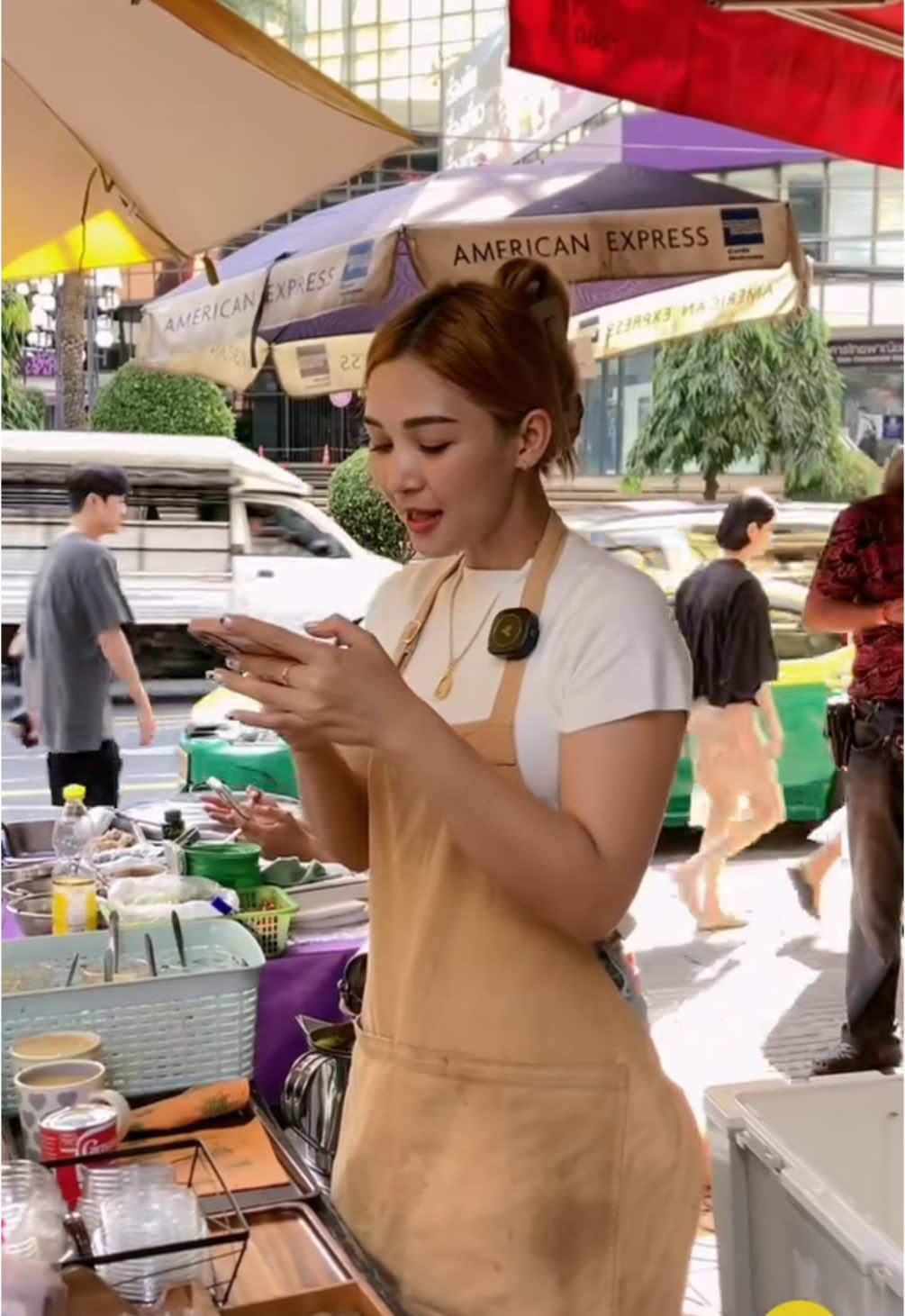 The Most Popular Coffee Lady in Bangkok | Ploysai Coffee #foodvendor #streetfood #thaigirl #thailadies #thaiwomen #thaistreetvendor #แม่ค้าในประเทศไทย #ploysaicoffee #onthisday 