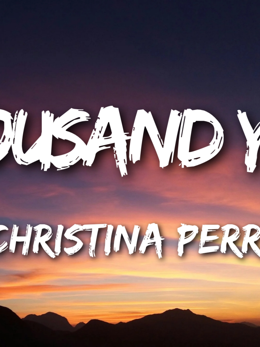 Christina Perri - A Thousand Years (Lyrics) #christinaperri #athousandyears #lyrics #lyricsvideo #lyrics_songs #fyp #fypシ゚viral #spotify #jundsmusic #music 