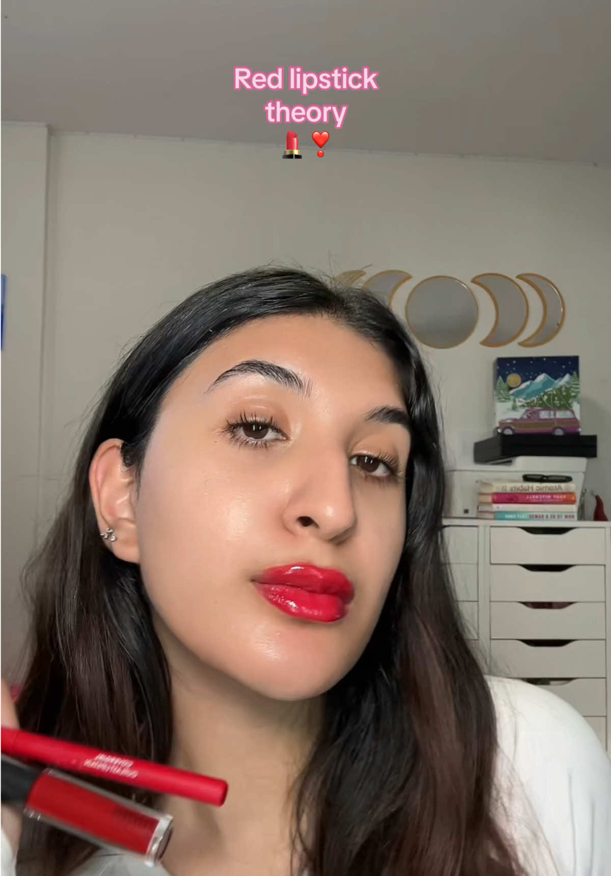 We love a red lipstick during the holidays, love @The Lipstick Lesbians they are so educational and guide me to understand more about makeup every single day❣️🫶🏽 #redlip #lipcombo #redlips #redlipcombo #makeup #makeuptok #beauty