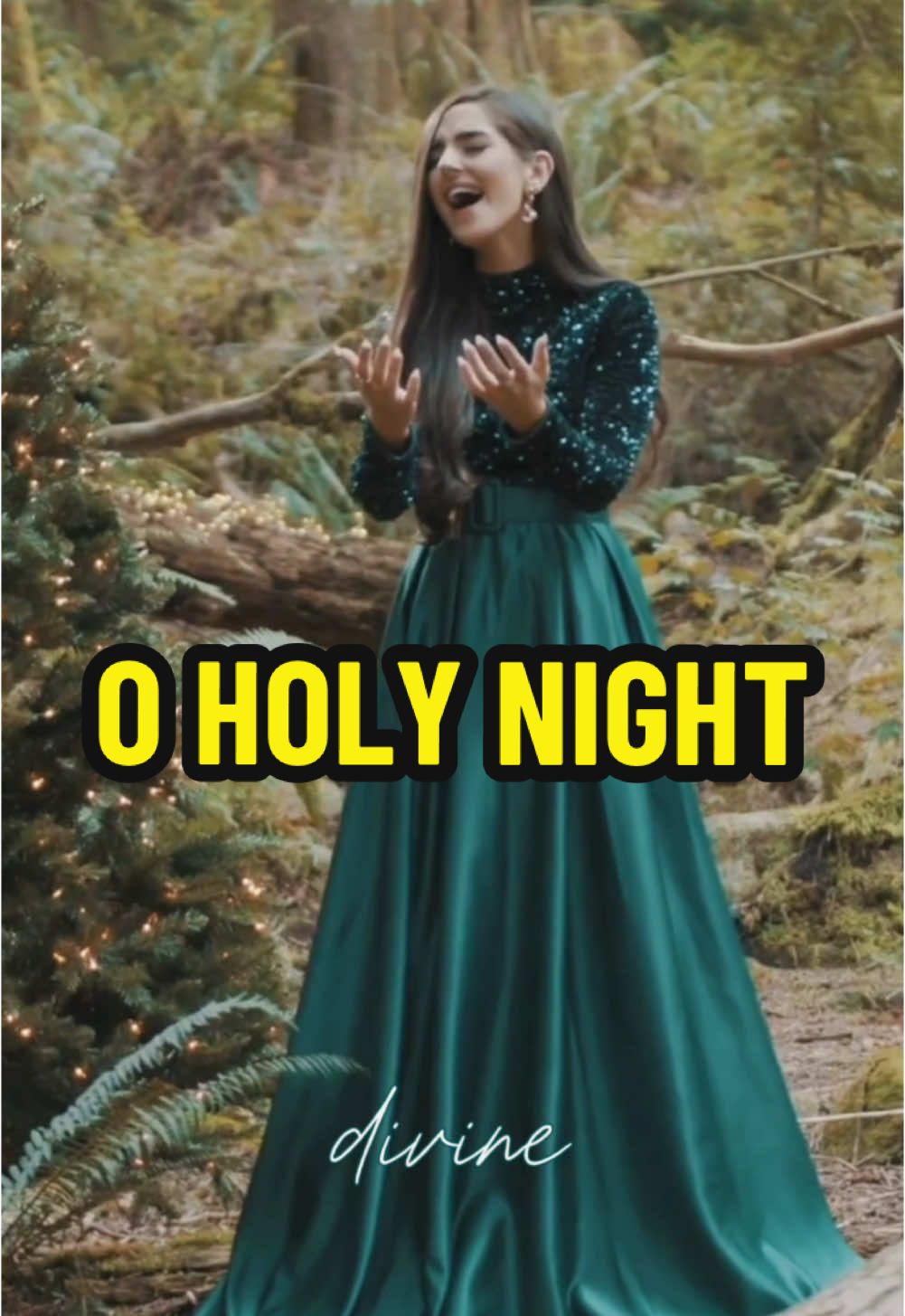 O Holy Night 🌲✨  #oholynight #christiantiktok #christmas #christmastiktok #christmascountdown #singing #fyp #foryou #worship #praise #christmasmusic #holidaymusic 