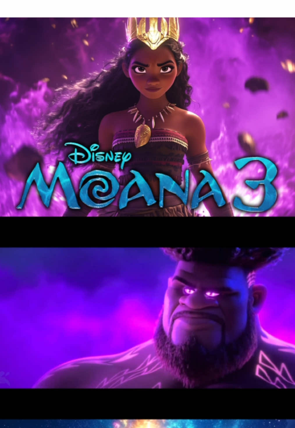 Moana 3 is going to be AMAZING! I’m our concept trailer Moana embraces her role as a goddess, facing the storm god Nalo in a Clash of the Gods. Humanity’s fate depends on her divine power! 🌊⚡#movies #moana3 #disney #moana #moana2 #animation #animatedmovies #tamatoa #nalo #movietrailer #trailers #disneytiktok 