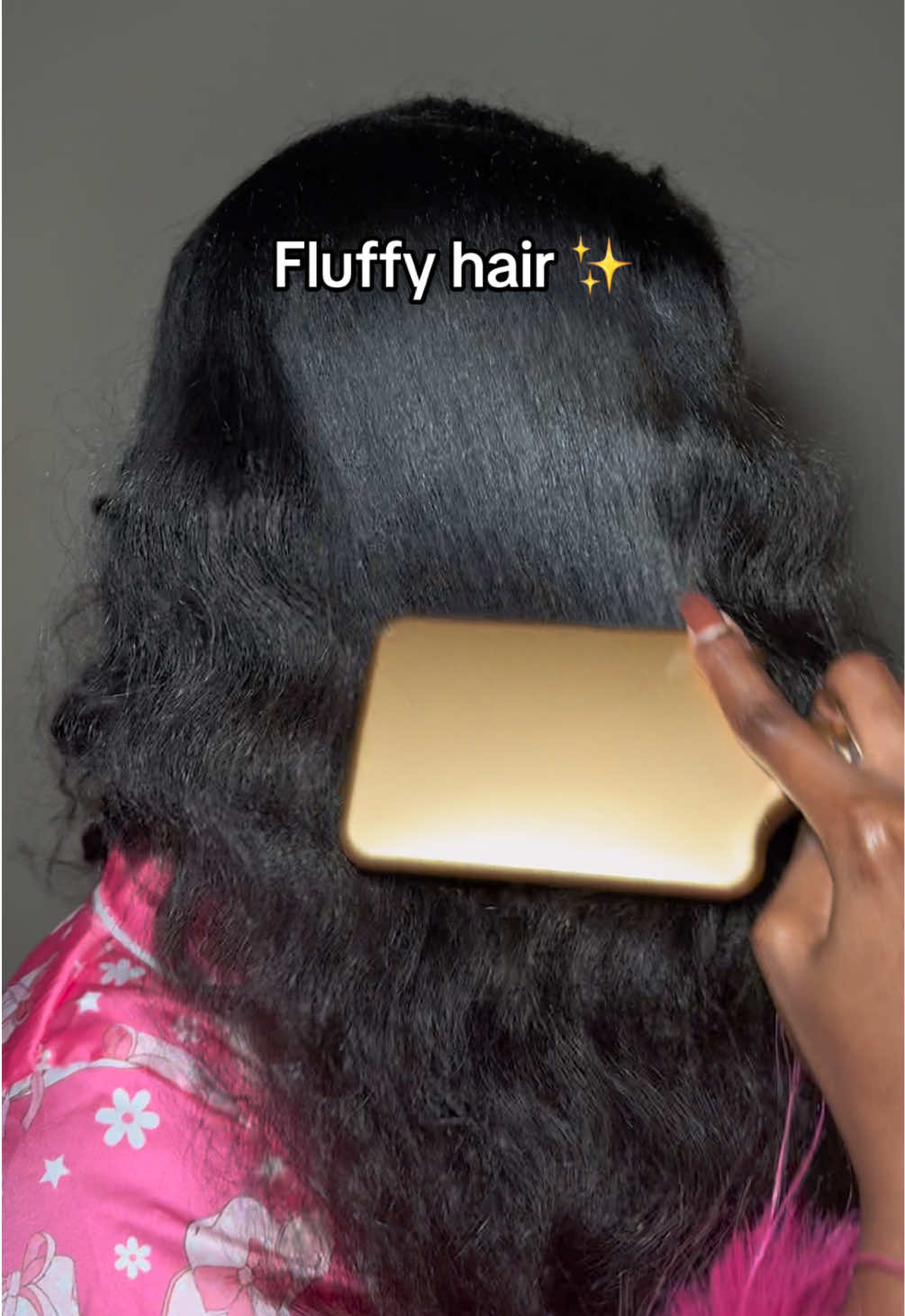 Fluffy hair ✨ #hairtok #4chair #4csilkpress #type4hair #fluffypress #heatlesscurls #brushinghair #fluffyhair #bantuknots #viral #hairgrowthtips #heatlesswaves #haircare