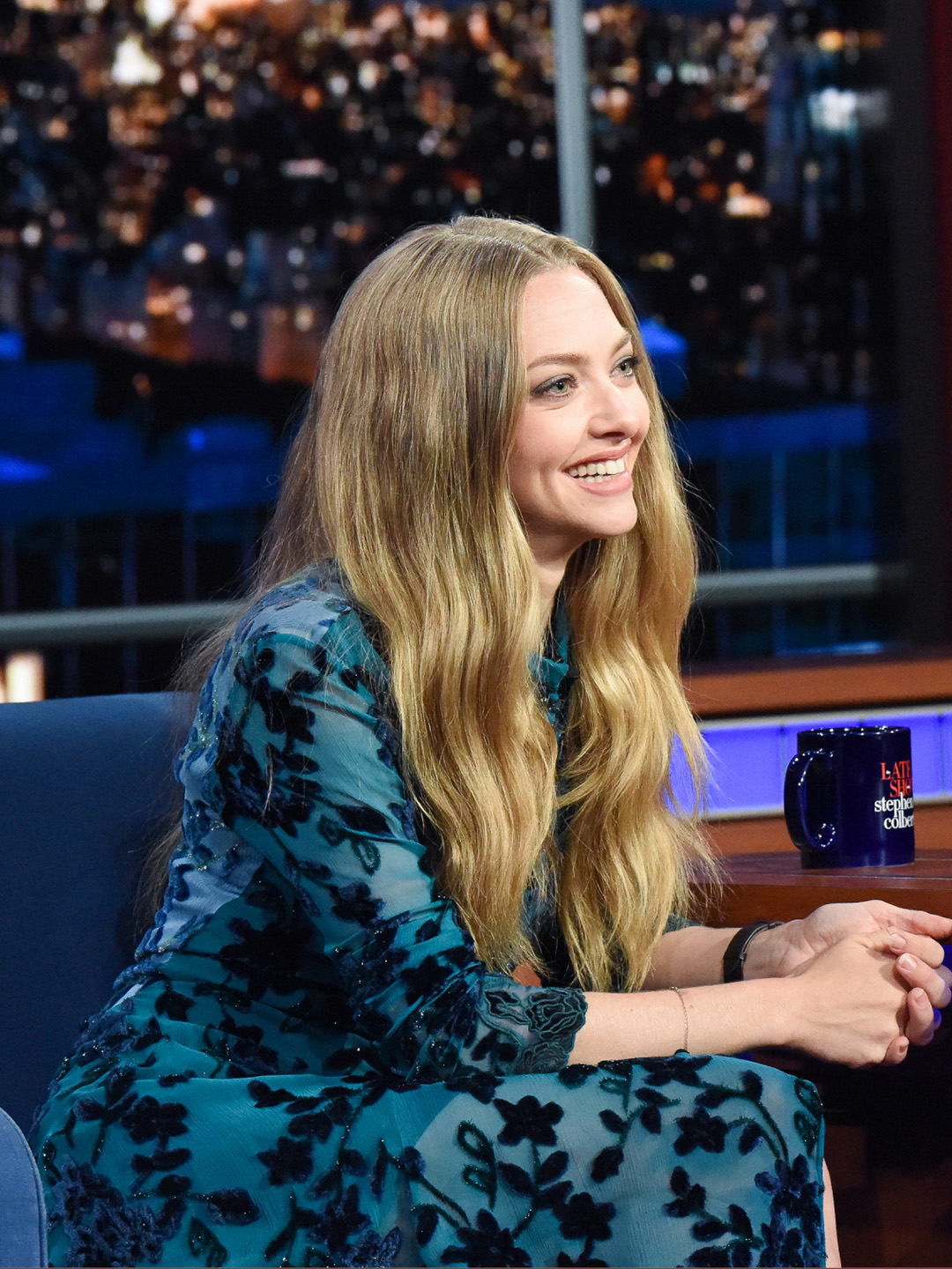 Amanda Seyfried was once gifted a kick-ass, fabu-Gus Christmas present. 🫏 #Colbert #AmandaSeyfried #HBD