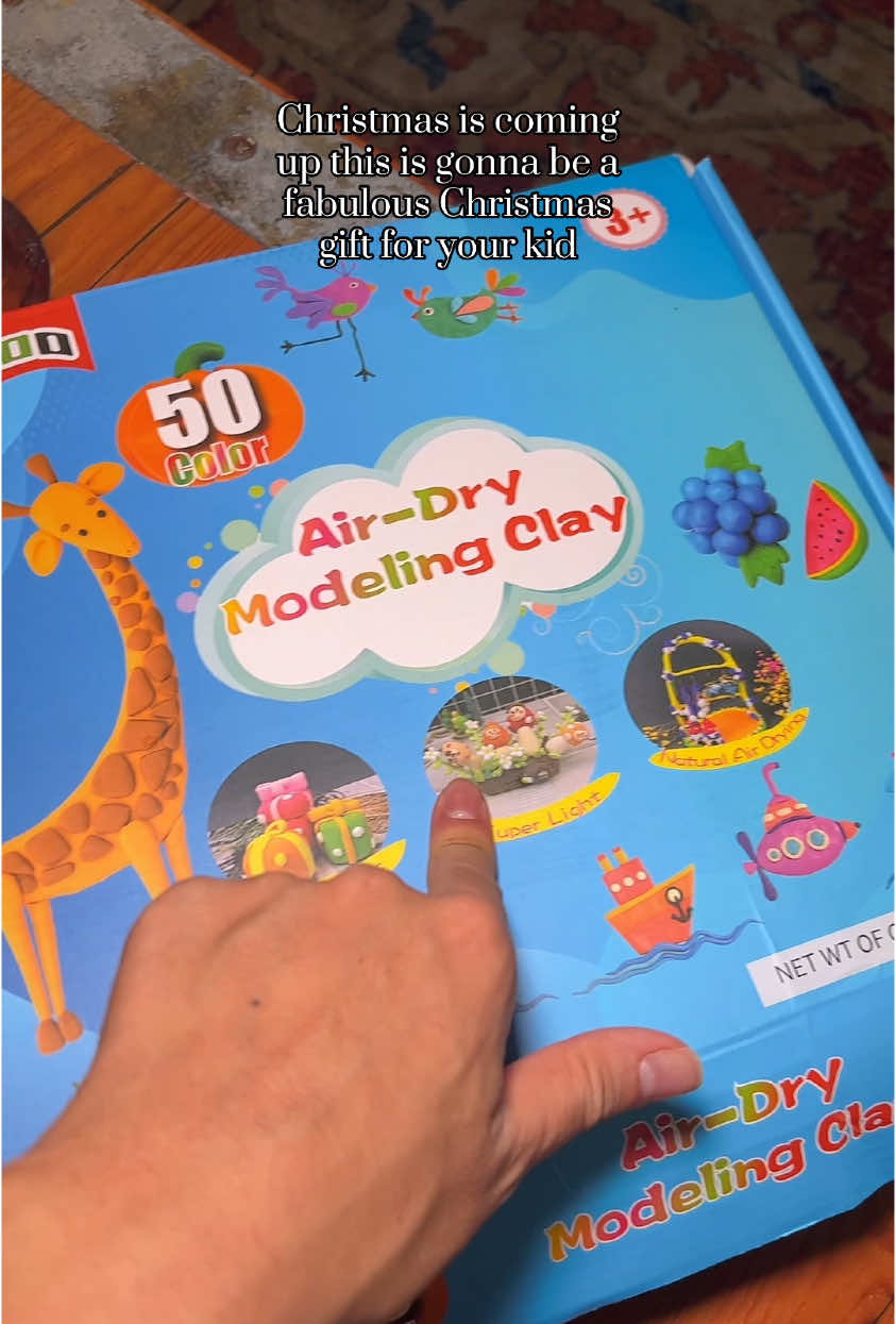 It’s on sale and has a 20% off coupon you can use. It’s a great screen free play gift for kids ! #screenfreeplay #claycracking #diyclay #airdryclay #slime #giftforkids #giftideas #kidsoftiktok #christmaskids #modelingclay #for #fy #foryourpage 