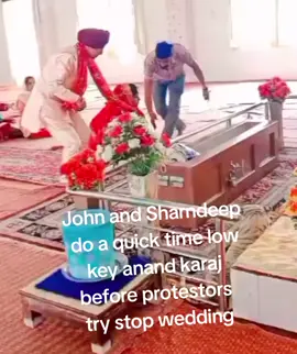 #wedding #gurdwara #interracial #interracialcouple #marriage #anandkaraj #beadbi #desi #gurdwara #temple #sikhi #sikhism #singh #kaur 