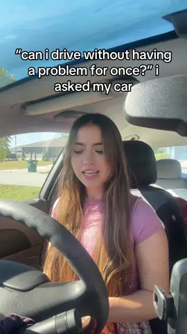 i just be driving w it on tho😭 #car #carproblems #relatable #fyp #funny 