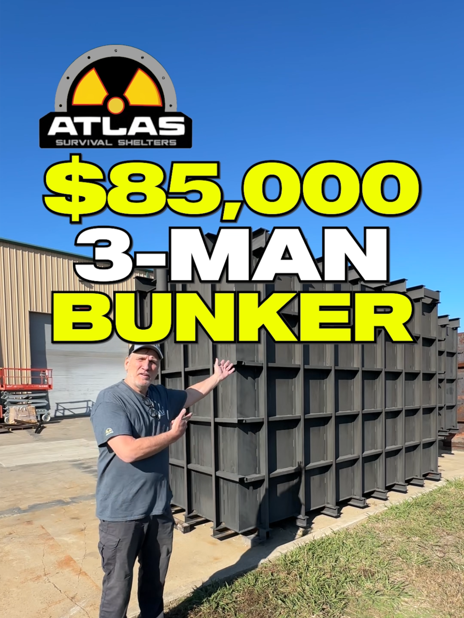 Atlas SAFE CELLAR for sale now! Three-Man Bunker for $85,000! #bombshelter #doomsdaypreppers #panicroom #saferoom #fallout76 #falloutshelter #bunkers #preppersoftiktok #preppers #shtf #prepper #preppertok #bunker #shelter #FalloutShelter #atlassurvivalshelters #offgridliving #doomsday #survival