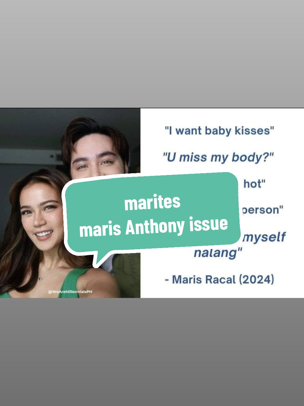 Nahilo ka din ba sa pagbabasa ng mga ss. #marisracal #issue #anthonyjennings #marisanthonyissue #viral #latest #marites 