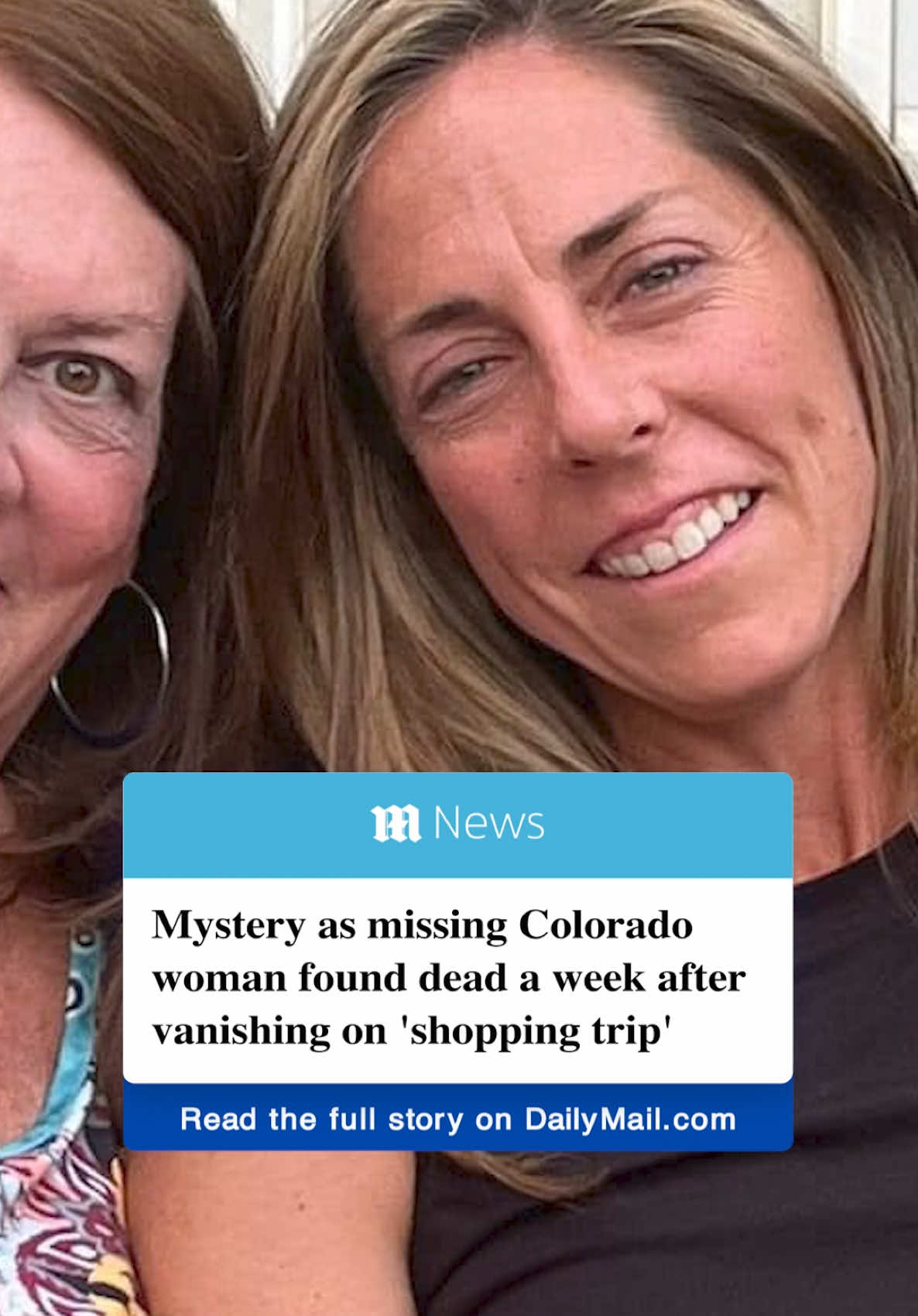 The family of a woman who went missing during what was said to be a routine shopping trip has been found dead after more than a week. Jayna Lang, 46, had vanished on November 24, and Colorado cops on Monday confirmed to DailyMail.com she died of su*cide. Due to the nature of the case, officials declined to say more. Lang had told her family she had been headed to a mall for holiday shopping a few miles from her home in Littleton. She never made it back. On Monday, a source described only as a 'family member' told FOX31 that Lang was found dead Sunday night from an apparent su*cide. No other details were provided, nor were any reasons as to why she would have taken her life. Photos on her social media suggest she lost her mother last year, as well as her two dogs, one of which she had to put down in June. She and her ex also divorced four years ago, a relative said. #colorado #rip #littleton