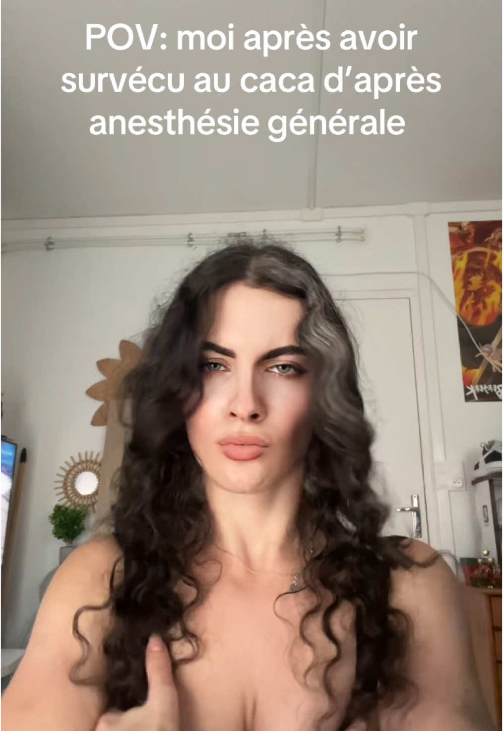 Pov : moi après avoir survécu au caca d’après anesthésie générale 
