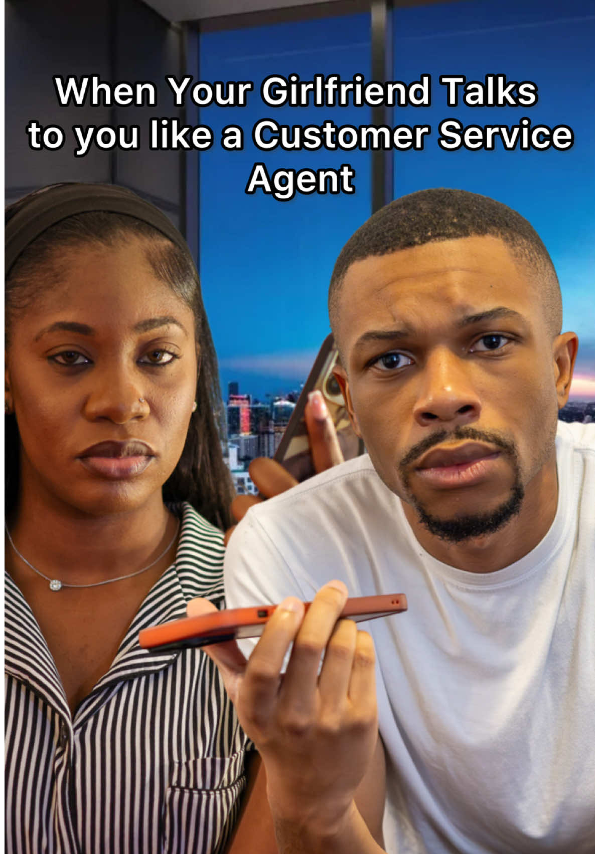 Is it over when she starts speaking like a customer service agent? @Amarii Usher #situationship #amariiusher #minniemyra #standingonbusiness #yourefired #delulu #customerservicevoice