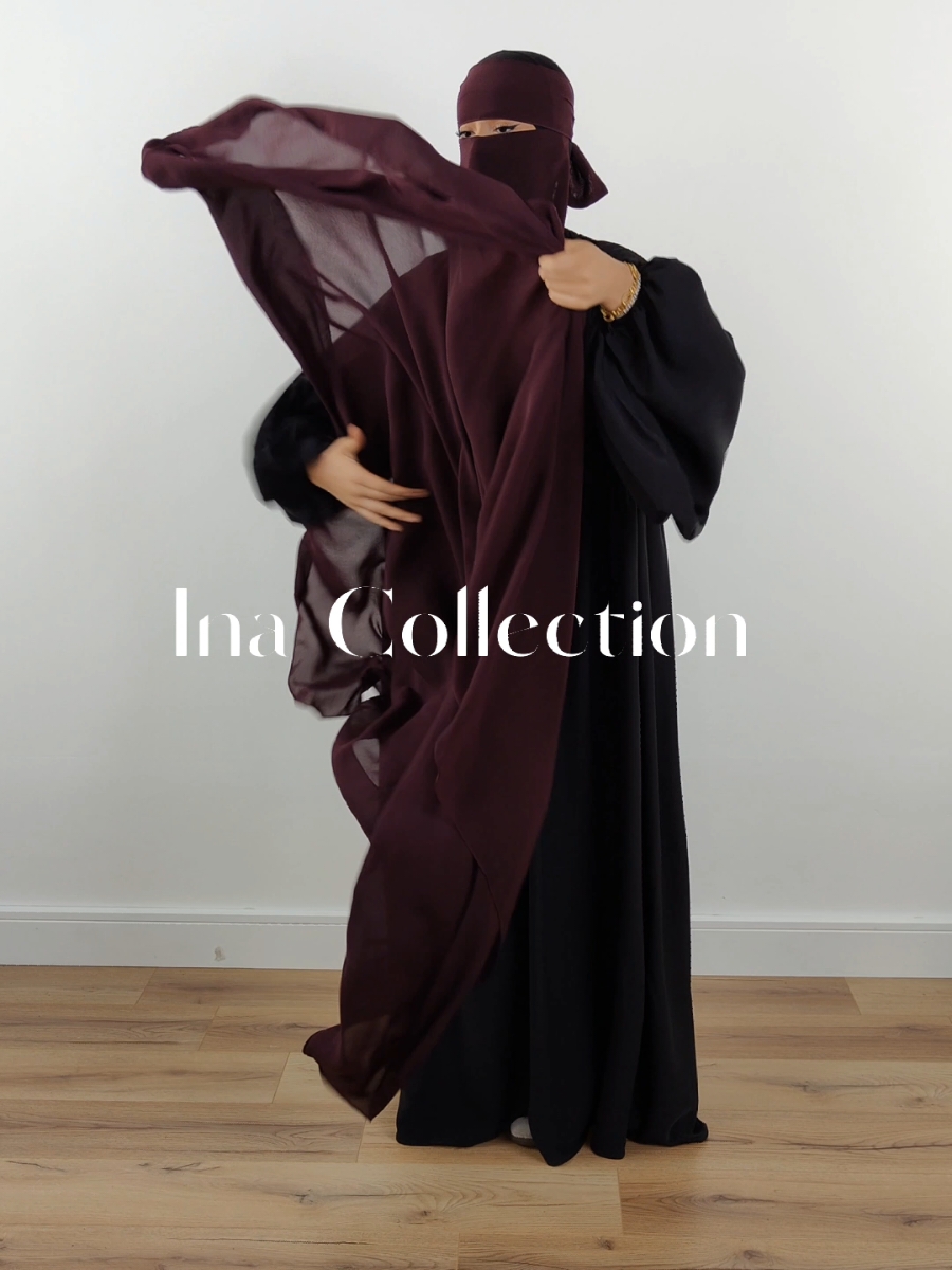 Niqab and Hijab Set Malaysian 3 Pcs - Available in different colours on our website 👇👇 ---------------------    www.ina-collection.co.uk --------------------- - Matching with abaya El Malika black 🖤🖤. #abayafashion#abayauk#modestabaya#fyp#foryourpage #abayamuslimah #abayamuslim #khimarlondon ##abayagirl #abayamuslim #muslimwear #abayaoutfit #hijab#hijabfashioninspiration #khimarfashion#eidmubarak #niqab #niqabeyes #niqabfashion #muslimahniqabis #fashionniqab #niqabstyle #ukniqab #ukhtyniqabis #islamclothing #jilbeb #modestfashion #modesty #khimardaily#niqabeat #niqabeating