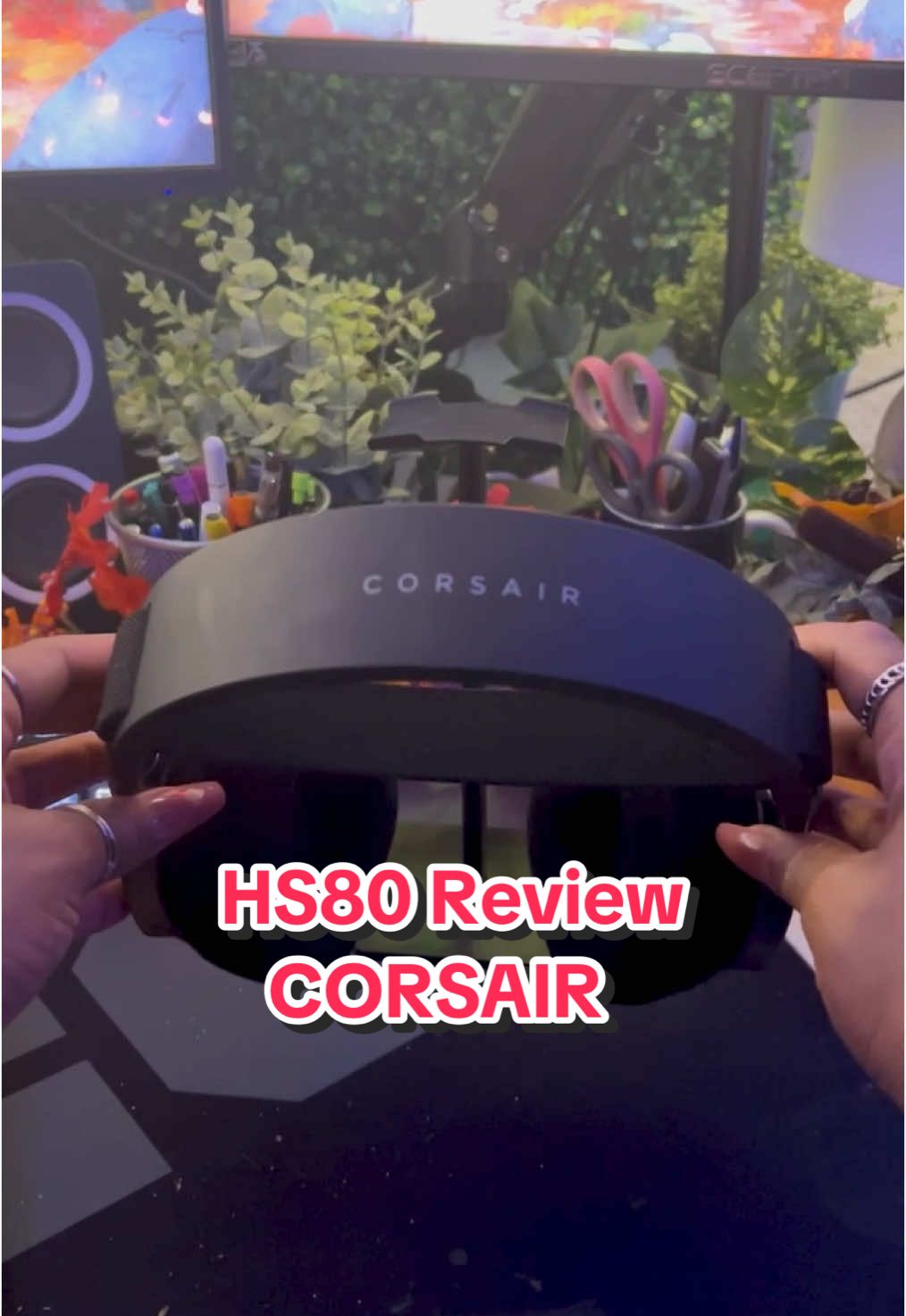 Thank you @corsair for sending me the HS80 RGB Gaming Headset! Best audio quality for any horror game ✅ #ad #corsair #gaming #GamingSetup #reviews #gamingheadset  