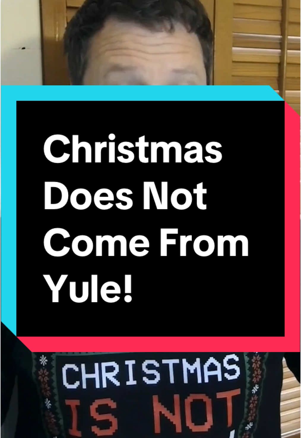 Christmas does not come from Yule.  This Giving Tuesday, consider supporting Inspiring Philosophy ❤️ #givingtuesday #christian #christmas #inspiringphilosophy #history #pagan #christianitytiktok #christiantiktok #christiantok 